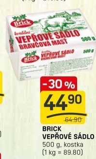 Sádlo vepřové Brick