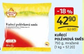 Směs kuřecí polévková mražená Vodňanské kuře