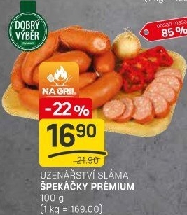 Špekáčky premium Dobrý Výběr