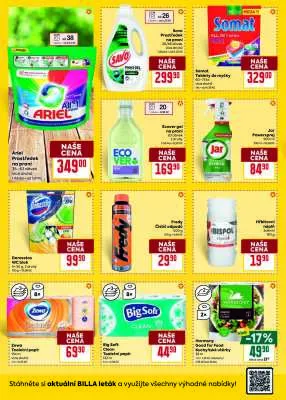 akční leták BILLA 27.8.2025-2.9.2025