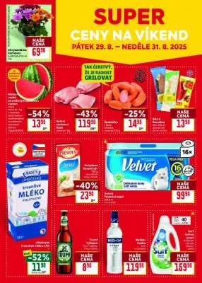 akční leták BILLA 27.8.2025-2.9.2025