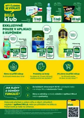 akční leták BILLA 27.8.2025-2.9.2025