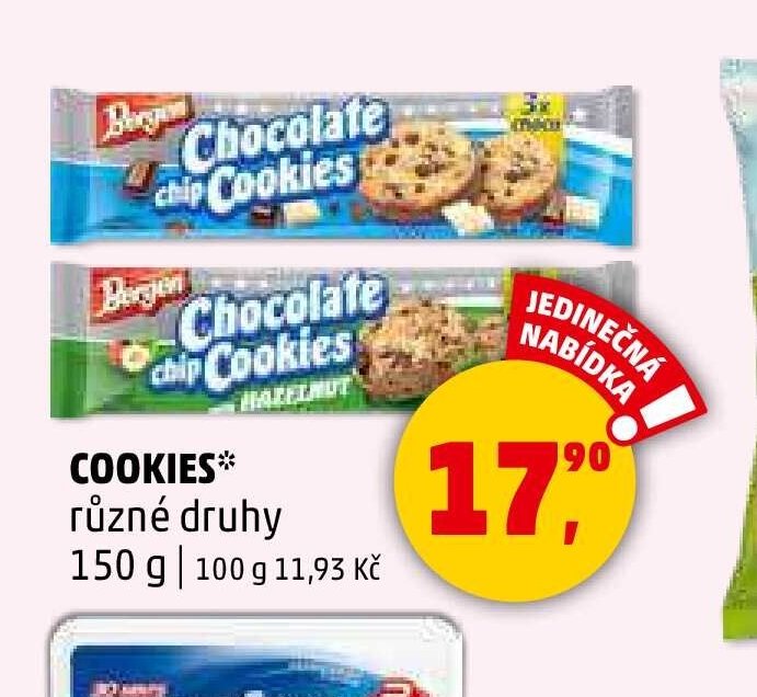 Cookies různé druhy 150 g