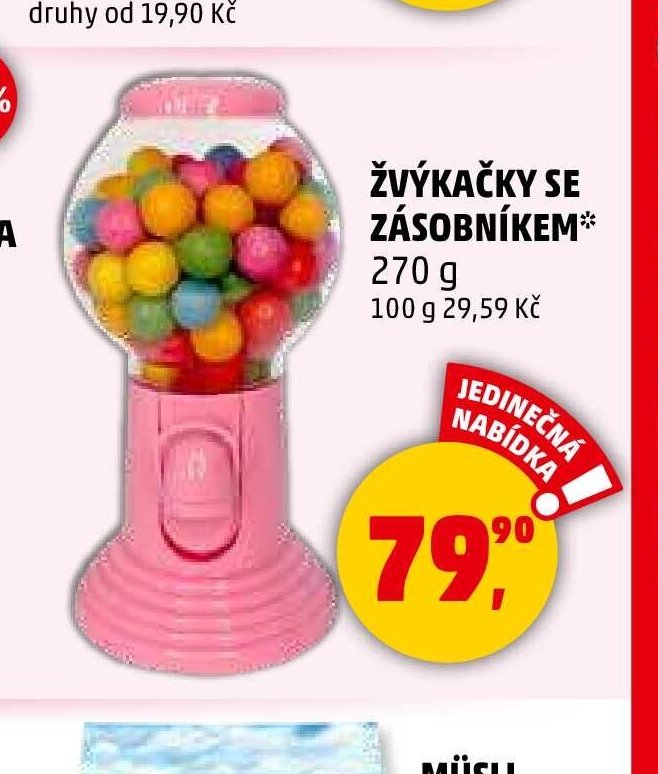 Žvýkačky se zásobníkem 270 g