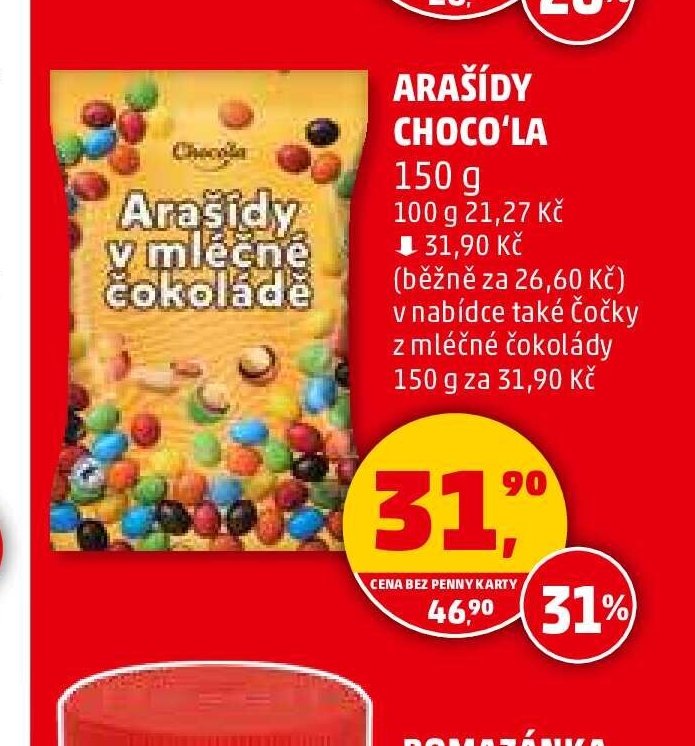 Arašídy Choco'la 150 g