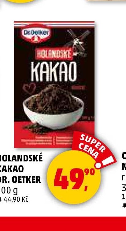 Holandské kakao Dr. Oetker 100 g