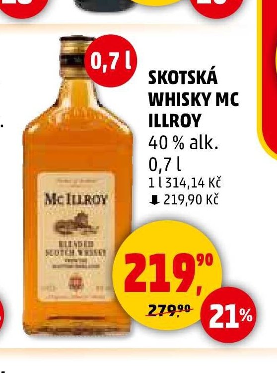 SKOTSKÁ WHISKY MC ILLROY