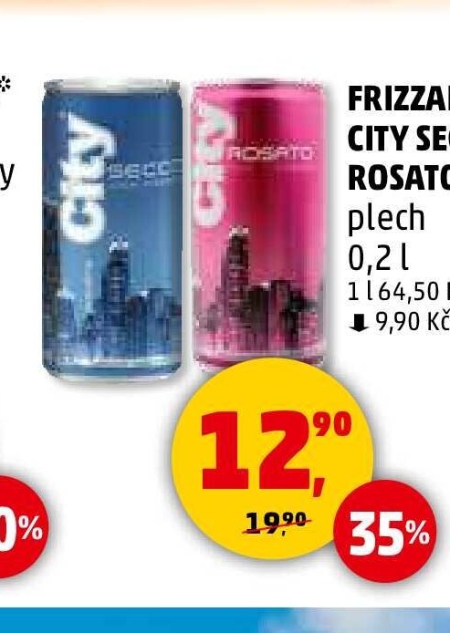 FRIZZANTE CITY SECCO/ ROSATO plech
