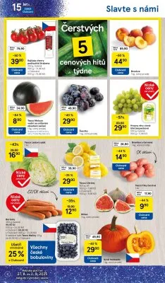 akční leták Tesco 27.8.2025-2.9.2025
