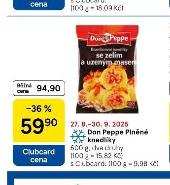 Don Peppe Plněné knedlíky