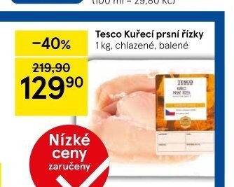 Tesco Kuřecí prsní řízky