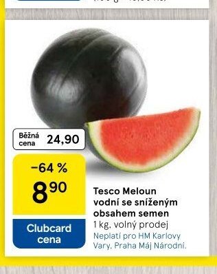 Tesco Meloun vodní se sníženým obsahem semen