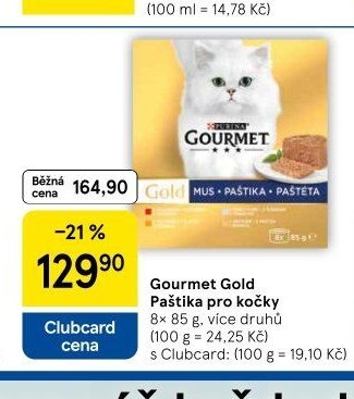 Gourmet Gold Paštika pro kočky