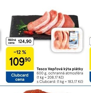 Tesco Vepřová kýta plátky
