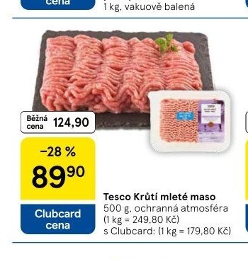 Tesco Krůtí mleté maso