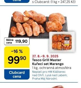 Tesco Grill Master Kuřecí set Marengo