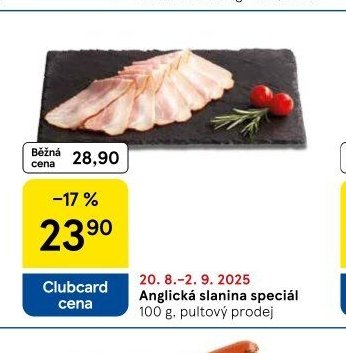 Anglická slanina speciál