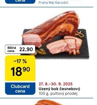 Uzený bok česnekový