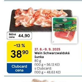 Wein Schwarzwaldská šunka