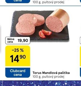 Torus Mandlová paštika
