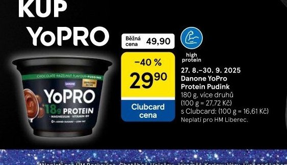 Danone YoPro Protein Pudink