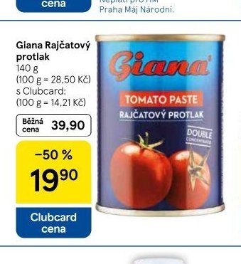 Giana Rajčatový protlak 140 g