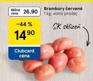 Brambory červené