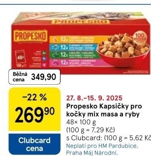 Kapsičky pro kočky Propesko