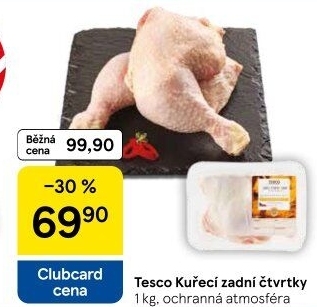 Kuřecí čtvrtky Tesco