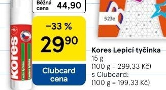 Lepidlo tyčinka Kores