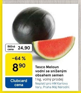 Meloun vodní Tesco