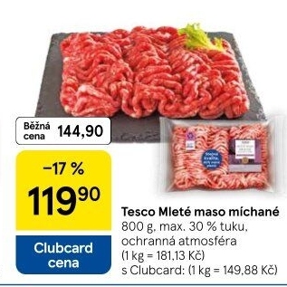 Mleté maso mix Tesco