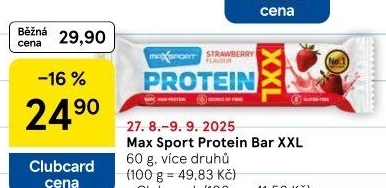 Proteinová tyčinka Maxsport