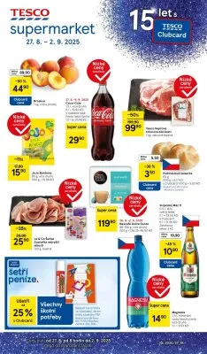 akční leták Tesco 27.8.2025-2.9.2025
