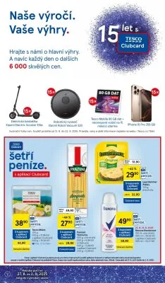 akční leták Tesco 27.8.2025-2.9.2025