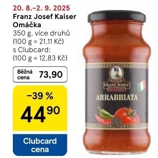 Omáčky na těstoviny Exclusive Franz Josef Kaiser
