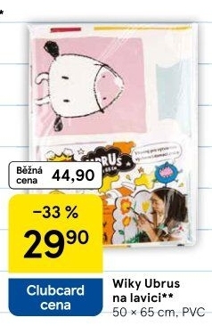 Pracovní dětský ubrus Wiky