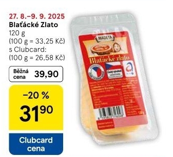 Sýr Blaťácké zlato Madeta