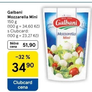 Sýr Mozzarella Galbani mini