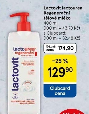 Tělové mléko Lactovit