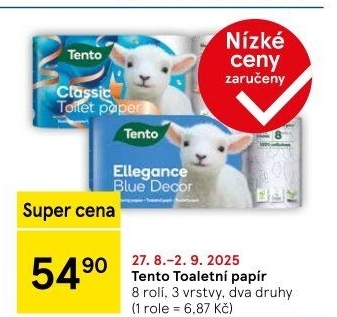 Toaletní papír 3vrstvý Tento