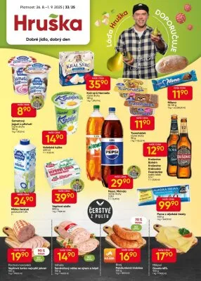 akční leták Hruška 26.8.2025-1.9.2025