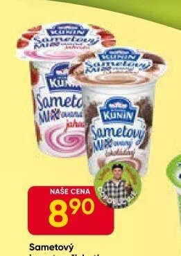 Sametový jogurt Kunín