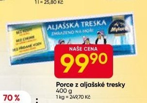 Porce z aljašské tresky