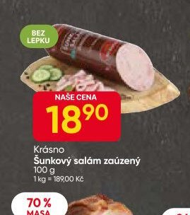 Krásno Šunkový salám zaúzený