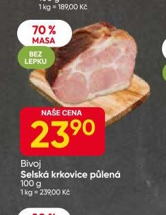 Bivoj Selská krkovice půlená