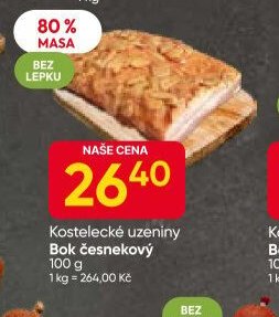 Kostelecké uzeniny Bok česnekový