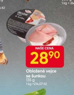 Obložené vejce se šunkou