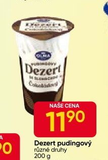 Dezert pudingový různé druhy
