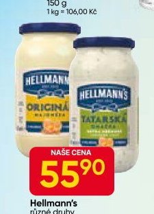 Hellmann's různé druhy